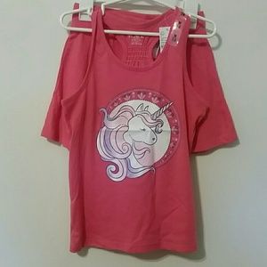 The Children's Place unicorn tank top skirt set.